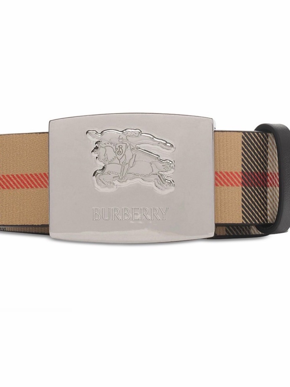 Burberry Reversible Knight Belt Size 95 cm/ 38 in Color Black & Beige